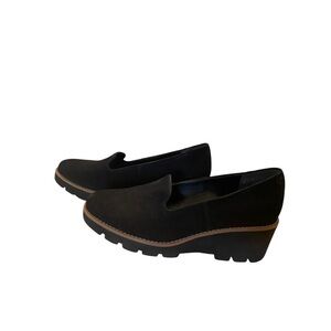 Vionic Wedge Women's Black Suede Water Resistant Shoes